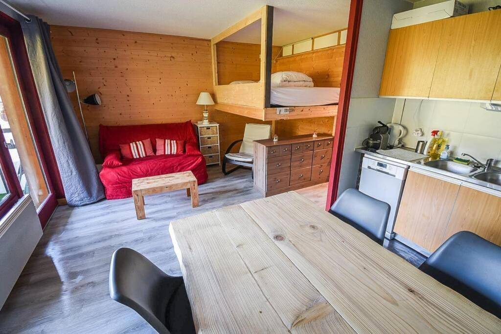 Le Relai S31 - Grand Et Lumineux Studio Avec Coin Montagne 4-6 Pers, Tout Equipe, Avec Wifi, A 30M Des Pistes Avec Un Grand Balcon, Draps Non Compris Saint-Jean-dʼAulps Dış mekan fotoğraf