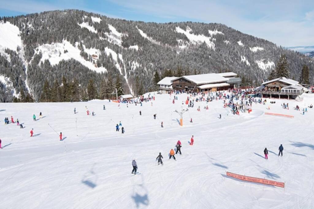 Le Relai S31 - Grand Et Lumineux Studio Avec Coin Montagne 4-6 Pers, Tout Equipe, Avec Wifi, A 30M Des Pistes Avec Un Grand Balcon, Draps Non Compris Saint-Jean-dʼAulps Dış mekan fotoğraf