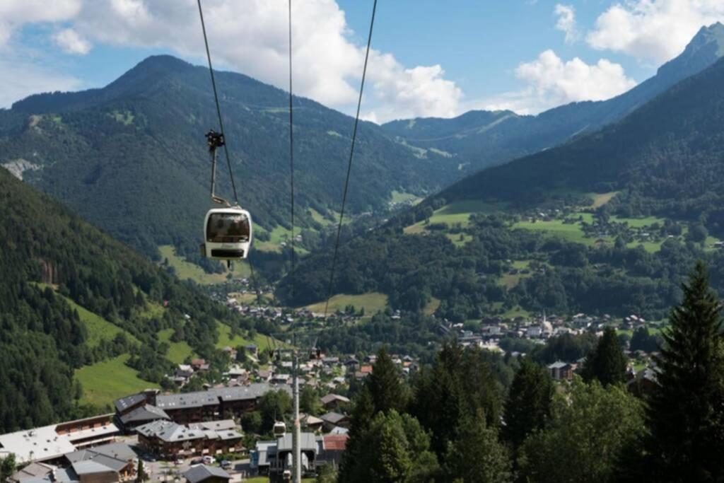Le Relai S31 - Grand Et Lumineux Studio Avec Coin Montagne 4-6 Pers, Tout Equipe, Avec Wifi, A 30M Des Pistes Avec Un Grand Balcon, Draps Non Compris Saint-Jean-dʼAulps Dış mekan fotoğraf