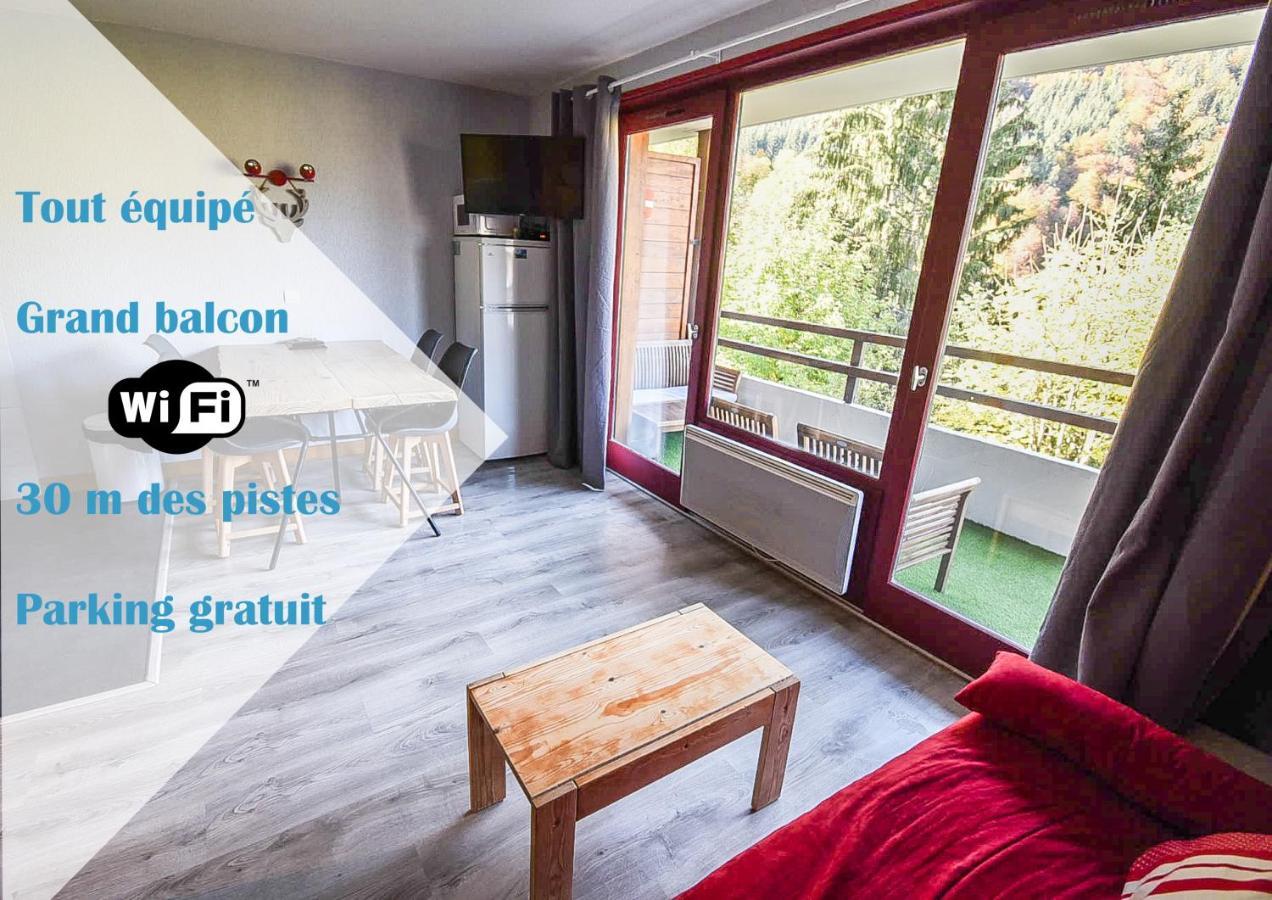Le Relai S31 - Grand Et Lumineux Studio Avec Coin Montagne 4-6 Pers, Tout Equipe, Avec Wifi, A 30M Des Pistes Avec Un Grand Balcon, Draps Non Compris Saint-Jean-dʼAulps Dış mekan fotoğraf